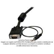 Cable VGA/SVGA (HD15) macho a macho con Audio integrado 30 m